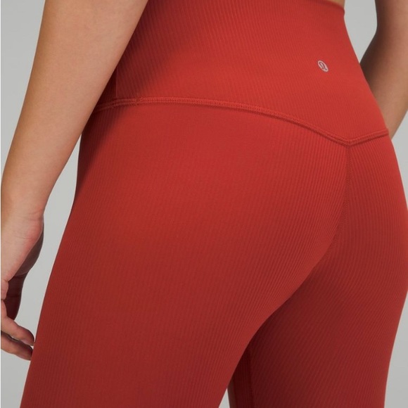 Lululemon align 25 ribbed orange 6 - Picture 2 of 9
